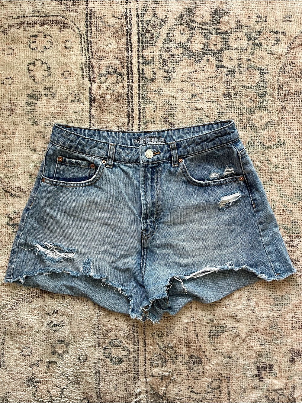 Wild Fable Distressed Jean Shorts Size 8